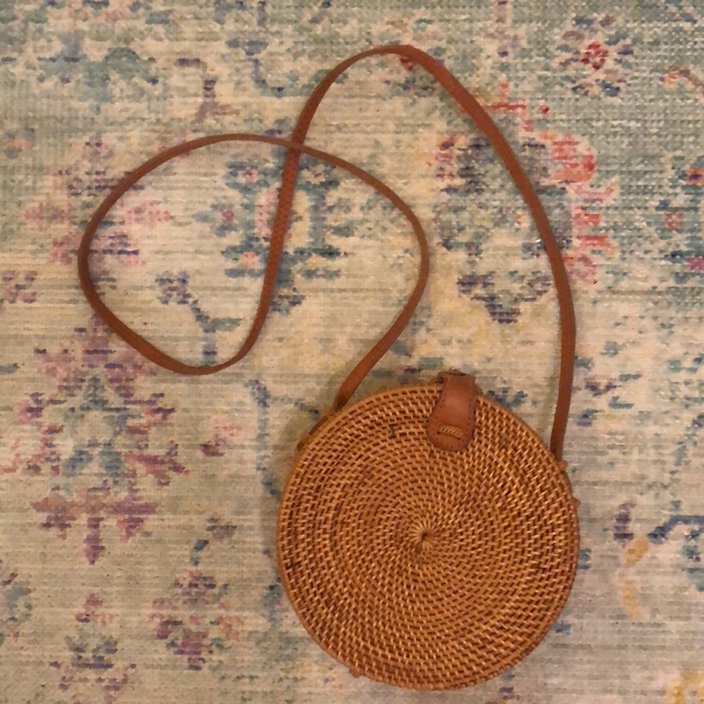 Rattan purse